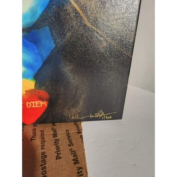 Robin Williams Art Carpe Diem Ms Doubtfire William K Stidham Print signed 1/950 - Picture 3 of 7